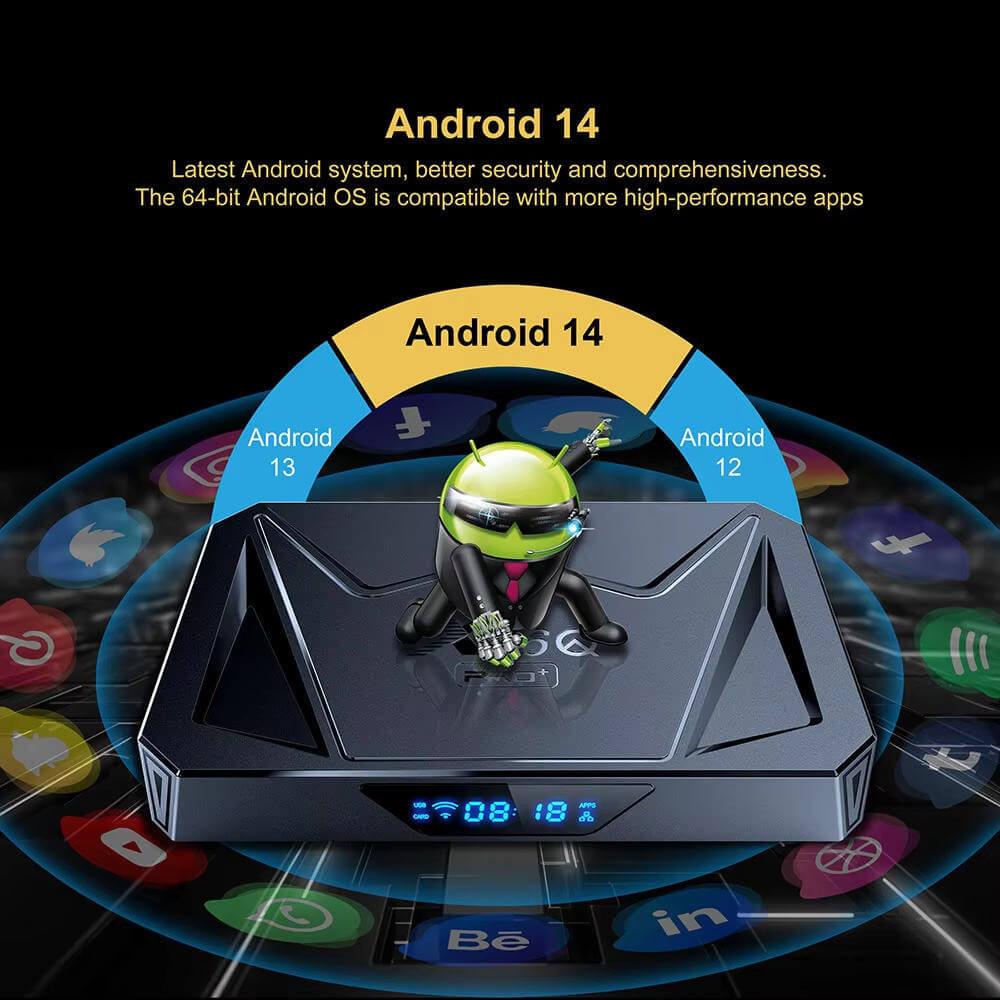 android 14 system x96q pro plus tv box