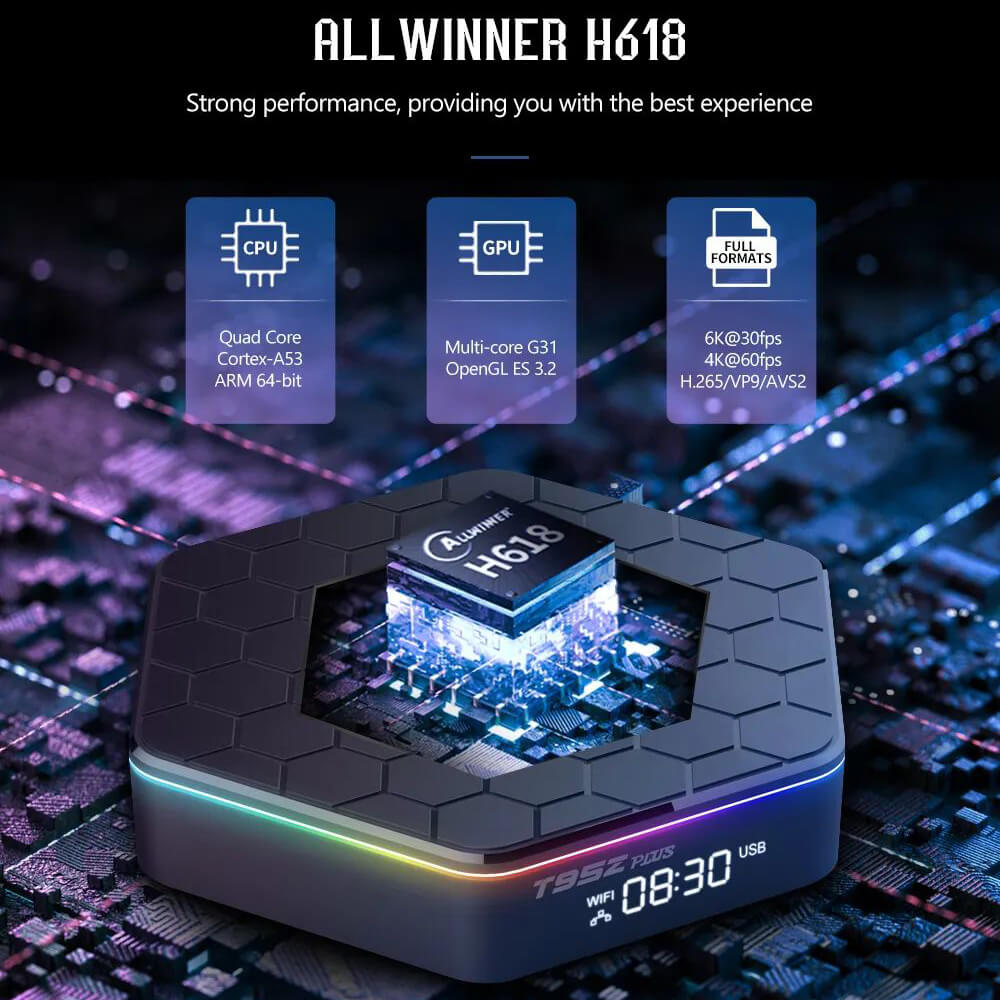 allwinner h618 android 12 tv box