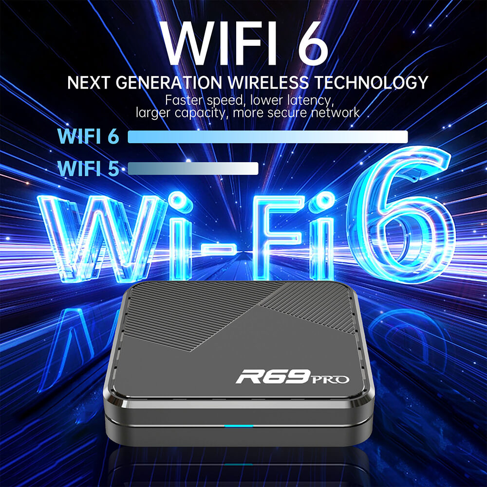 dual wifi wifi6 r69 pro set top box