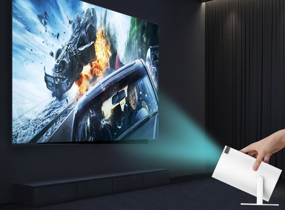 flexible projector angle